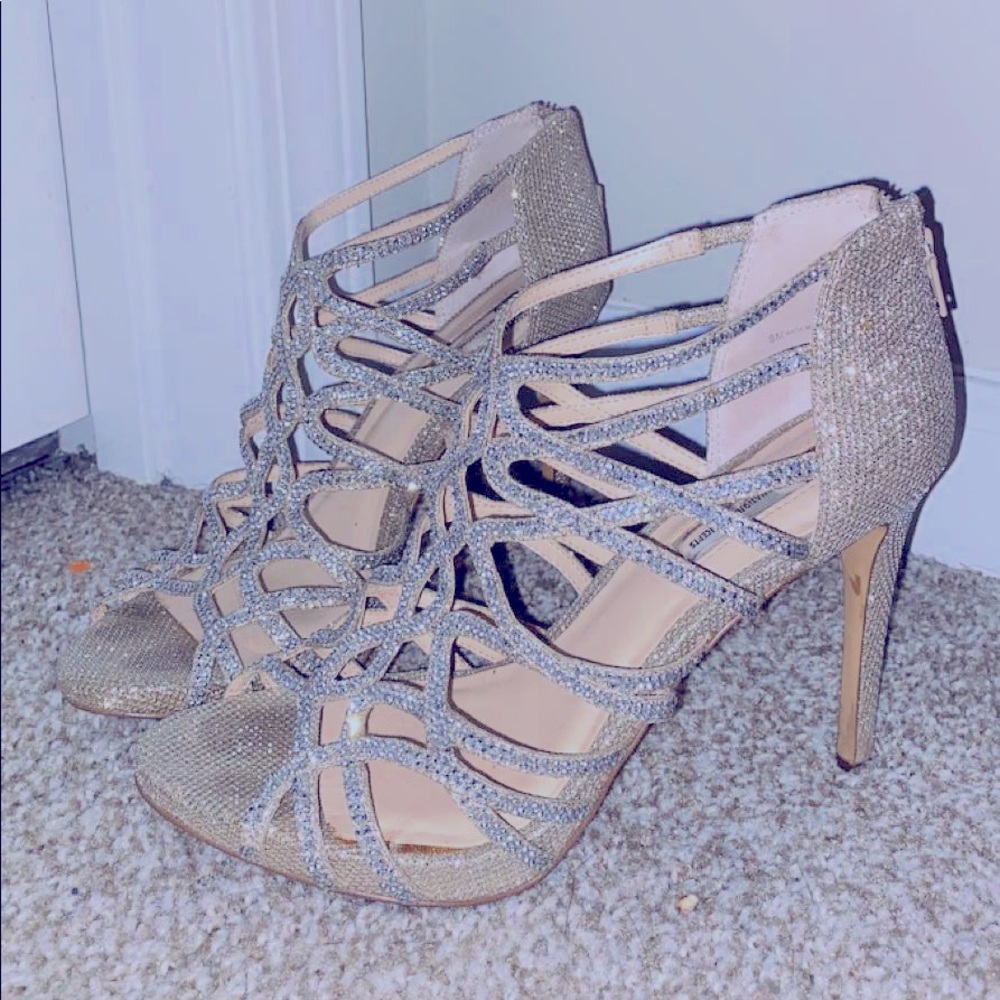 Silver and Gold Heels